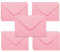 WYAN Mini Umschläge - 50 Stück 15 * 10cm Rosa Umschläge, Briefumschläge Weihnachten, für Geschenkkarte, Grußkarten, Hochzeiten, Business, Einladungen (Karten Ausschließen)
