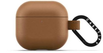 CASETiFY BioVeg AirPods (4. Generation) Hülle mit Ring, Hellbraun