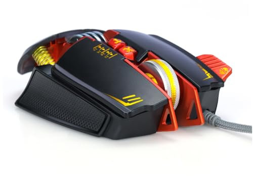 UKCOCO 1pièce Souris De Jeu Mécanique USB Rétroéclairée Ergonomique Et pour Pc Et Ordinateurs Portables Noir