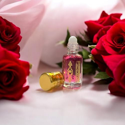 MUSK ROSE - 6ml Roll-on Concentrated Perfume Oil for Women, Attar, Alcohol Free, Amwaj Perfumes and Attars Ltd