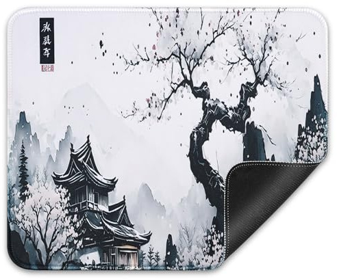 Yimomoyi Non Slip Mouse Pads, 30x25 cm Small Mouse Mat, Small Mouse Pad with Rubber Base, Mouse Mat Small Office Mouse Pad Mousepad for Office/Gaming/Home/Employee Gift