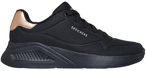 Skechers Damen Low-Top Sneaker UNO LITE Shimmer Along, Frauen Sneakers