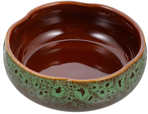 PACKOVE Ceramic Flowerpot Deep Plant Pot Ceramic Daffodil Storage Container Large and Deep Design Water Storage Basin Non-Hole Hydroponic Pot for Garden and Yard
