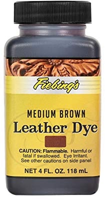 Fiebings Colorante para cuero unisex 50-2046-MB marrón medio 10 onzas