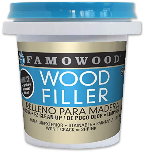 FamoWood 40042126 Latex Wood Filler - 1/4 Pint, Natural