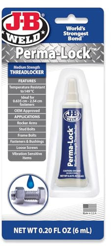 J-B Weld 24206UK Perma-Lock Blue Threadlocker 6ml - Medium Strength