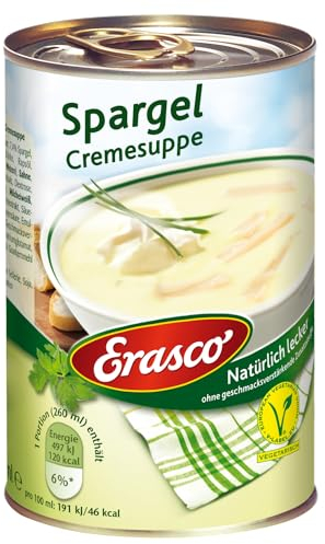 Erasco Spargel Cremesuppe , 3er Pack (3 x 390 ml Dose)