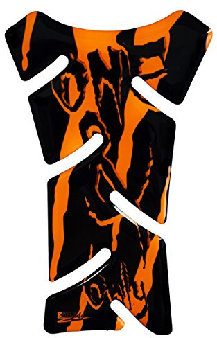 BIKE-label Tankpad Mini 3D One Only Monster Neon Orange Tank Schutz für Motorrad Tank 501799