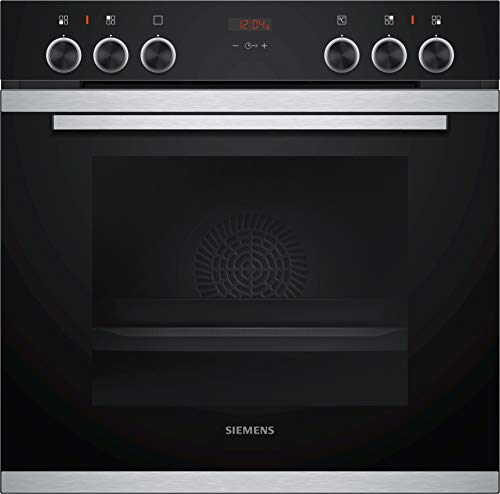 Siemens HE213BBS0 horno Horno eléctrico 71 L Negro, Acero inoxidable A