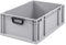 aidB Transportbox NextGen Portable Duo Eurobox mit handlichen Koffergriffen 600x400x220 mm, Transportkoffer mit Griffen