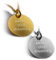 Minimalistische Kette mit Gravur, 925 Silber oder Vergoldet, Runder Anhänger, Name, Wunschtext, Halskette für Frauen