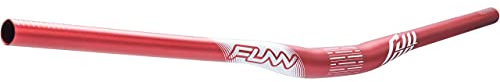 Funn Full On Mountainbike Lenker mit Lenkerklemme 31,8 mm und Breite 810 mm, robuster und leichter Legierungs-Riser-Lenker für MTB, BMX und Rennrad, Anstieg 15 mm (Rote)