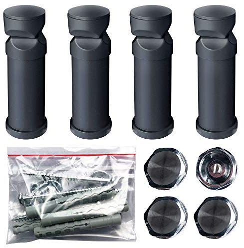 GULFSTREAM KOMFORT MONTAGE SET FÜR BADHEIZKÖRPER BEFESTIGUNG SATZ HALTERUNG FÜR BADHEIZKÖRPER HEIZKÖRPER HALTER FÜR HEIZKÖRPER ANTHRAZIT