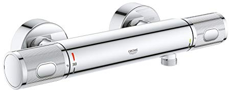 Grohe 34776000 1000 Performance Mitigeur thermostatique extérieur Douche, Argent