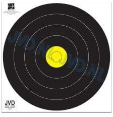 JVD Scheibenauflage Bogenschießen für Recurve inkl. Bogensport Siebert Aufkleber (80 cm Feld/10 STK.)