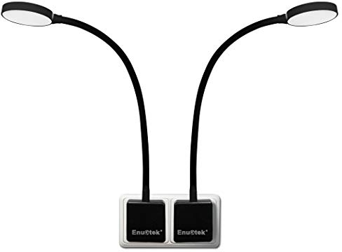 ENUOTEK LED Nachtlicht Wandlampen Leselampe Leuchten mit Schalter Dimmbar Touch für die Steckdose 4W 350Lm Neutralweiß 4000K ohne Fernbedienungsfunktion 2er Pack