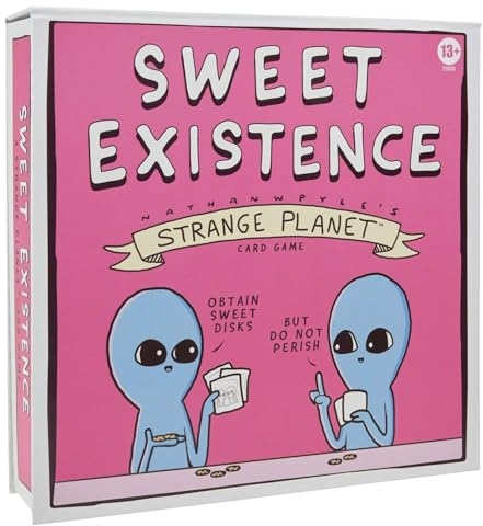 Hasbro Gaming Sweet Existence, A Strange Planet Familienfreundliches Party-Kartenspiel, inspiriert von The Webcomic and Books von Nathan W. Pyle, ab 13 Jahren