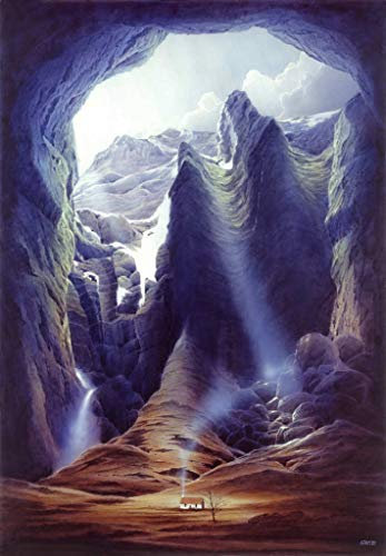 kunst für alle Kunstdruck/Poster: Hans-Werner SAHM Rückzug - hochwertiger Druck, Bild, Kunstposter, 70x100 cm