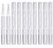VANANA 20pcs Transparent Nail Oil Pens with Brush - Empty Cuticle Oil Pens for Lip Gloss, Eyelash Growth Liquid