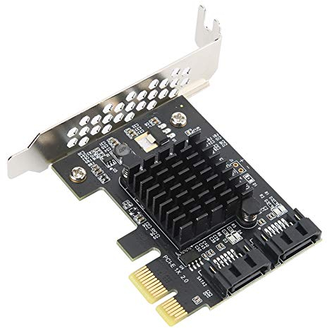 VBESTLIFE PCI-E auf 2-Port SATA 3.0 Erweiterungskarte PCI Express SATA Adapter Unterstützung AHCI1.0 IDE-Modus Unterstützt Gen 1i, Gen 1x, Gen 2i, Gen 2m, Gen 2X und Gen 3i