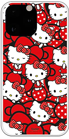 Personalaizer Original Case Compatible with iPhone 13 Pro MAX - Hello Kitty Red Bows and Dots