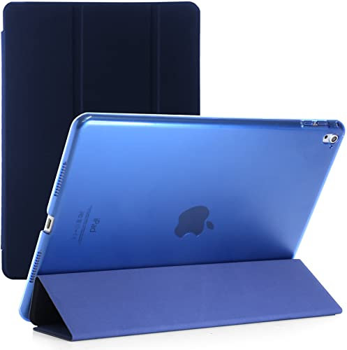 Custodia con supporto magnetico per Apple iPad Pro 9.7 Rilasciato 2016 Numeri modello A1673, A1674, A1675 (blu)