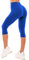 SINOPHANT Leggings Damen 3/4 High Waist Elastische Blickdicht Große Größen Leggins (#1er Pack Königsblau, L-XL)