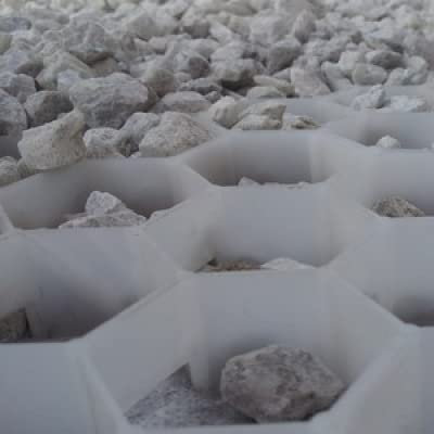 Plaques de gravier fendues noires incl. toile de racine 120x80cm