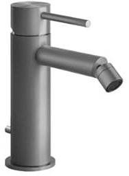 Gessi 316 Flessa Bidet-Einhebelmischer, Perlator mit Kugelgelenk, mit Ablaufgarnitur 1 1/4, Ausladung 119 mm, 54007, Farbe: Kupfer gebürstet PVD