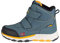 Trollkids wasserdichte Winterschuhe Wanderschuhe Hafjell, Stahlblau/Marine/Mango, Größe 29