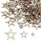 300 Stück Holzsterne Deko, Holzsterne Klein, Sterne Holz, Holzsterne Rahmen 3er Set für Weihnachten, Hochzeit, Party, DIY Handwerk, Tisch, Streuung Dekoration, 3 Größen（1/2/3cm）
