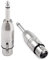 Mr. Gadget's Solutions XLR Female to 1/4 Male Adapter, XLR Jack to 6.35mm Mono TS Plug Connector