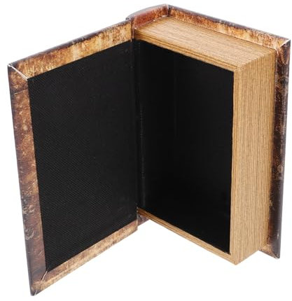 Kichvoe Boîte De Rangement Pour Livres Style Vintage Faux Livre Décoratif Porte-clés Accessoire Pour La Maison
