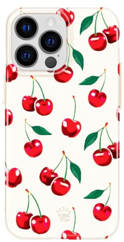 VELVET CAVIAR for iPhone 13 Pro Max Case Cherry - Compatible with MagSafe - 10ft Drop Tested - Red Cherries