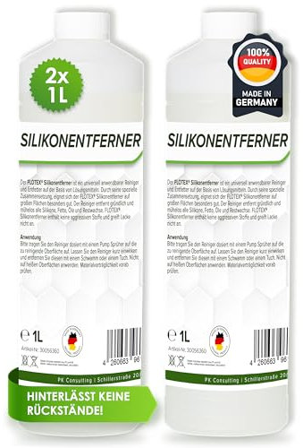 Flotex® - Silikonentferner 2x1l IFT-5060 | Wachsentferner für Autolack | Intensive Reinigung | Der Silikonreiniger entfernt problemlos Öl, Fett & Silikon | Besonders schonend