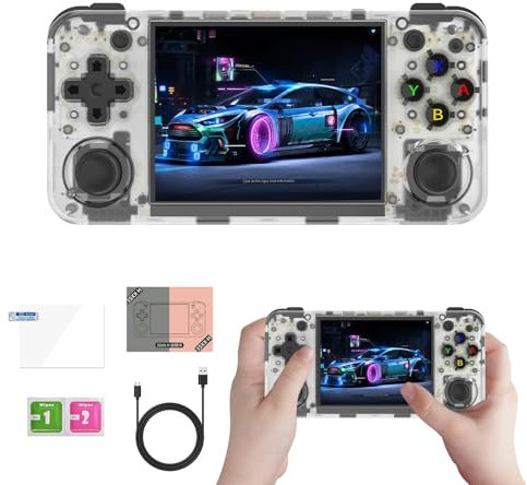 Wezalget Handheld Game Console for Kids | 3.5-Inch Classic Game Console | Retro Handheld Game Console, 3.5-inch Screen, Portable Game Entertainment Device for Kids Adults