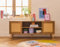 Bestmobilier - Goto - Meuble TV - Effet Bois et cannage - 140 cm, Bois
