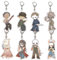 8 Pcs Dead Daylight Schlüsselanhänger Game Figur Cosplay Zubehör Deads by Daylights Acryl Anhänger for Fans
