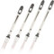 4 Pcs Trim Brush Set Paint Brushes for Walls, 0.45/0.45/0.6/0.7 Inch Small Paint Brush Trim Painting Brush Tools for Touch Up, House Wall Corners, Paint Edger