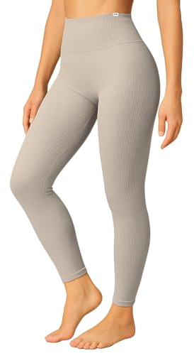 SMILODOX Leggings Damen High Waist Amaze RIPP, Blickdichte Sporthose aus Rippstoff, V-Shape Seamless Scrunch Sport Leggins, Squat-Sicher für Yoga Fitness & Alltag