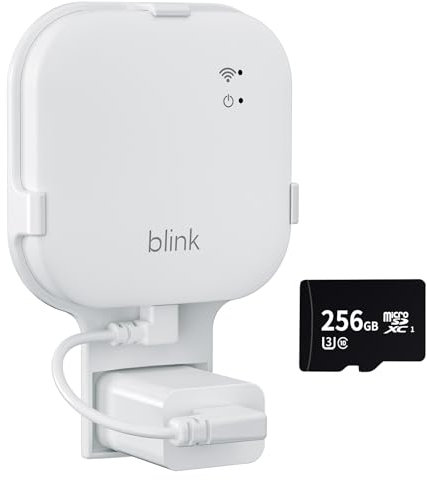 256GB Blink MicroSD Card & Outlet Wall Mount for Blink Sync Module XR, Large-Capacity Storage,Easy to Install for All-New Blink Outdoor Indoor Security Camera (Sync Module XR is NOT Included),1Pack