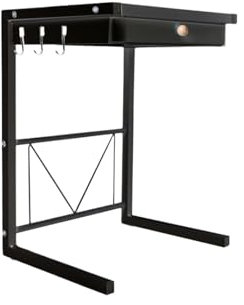 Meuble de cuisine support micro-ondes étagères de rangement pour petits appareils ménagers et friteuses, étagères pour fours à micro-ondes, étagères pour tiroirs en couches pour comptoir de cuisine