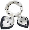 JEWEDECO 1 Stück Polka Dot Gedruckt Seide Schal Mode Kleine Quadratische Necker Tasche Zubehör