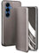 ONEFLOW Business Case für Samsung Galaxy S25 Handyhülle klappbar mit Standfunktion, Klapphülle Flipcase Cover Dünn, PU Leder Hülle mit Kartenfach, 360 Grad Schutzhülle, Taupe