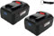 HEADNMORE® Parkside Performance® Lot de 2 batteries intelligentes PAPS 208 A1 20 V 8 Ah + porte-clés HEADNMORE®