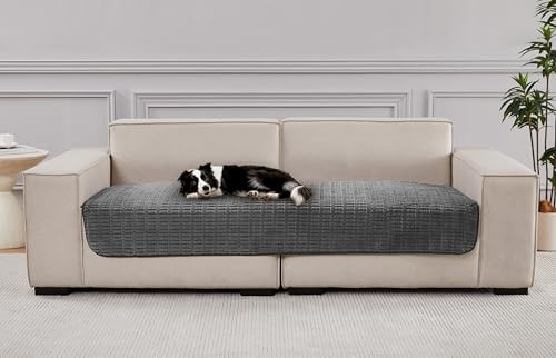 Meider Couch Covers Sofa Seat Covers, Anti-Slip Dog Mat Pet Pad Blanket for Sofa Chair Recliner Bed Furniture Protector Washable (Dark Grey, 84x208cm 1pcs)