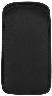 Custodia universale nera per cellulare, custodia morbida per smartphone, antiurto, organizer per archiviazione power bank (5,7 pollici)