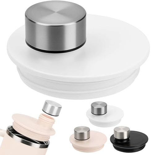 ﻿ Leak Proof Lid for Stanley 40 oz Tumbler Quencher,Spill Proof Replacement Lid for Stanley Cup Accessories ProTour 40oz, Easy to Clean,Heat-Resistant | for Daily Commuting & Outdoor (White 1pcs)