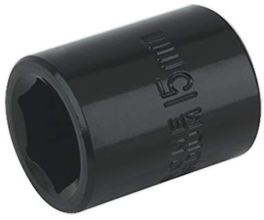 Sealey Is3815 Impact Socket 15Mm 3/8Sq Drive
