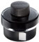 LAMY T52 Tinte black 50ml - Tintenglas mit Tintensammelbecken - Standfuß aus Kunststoff mit Löschpapierrrolle